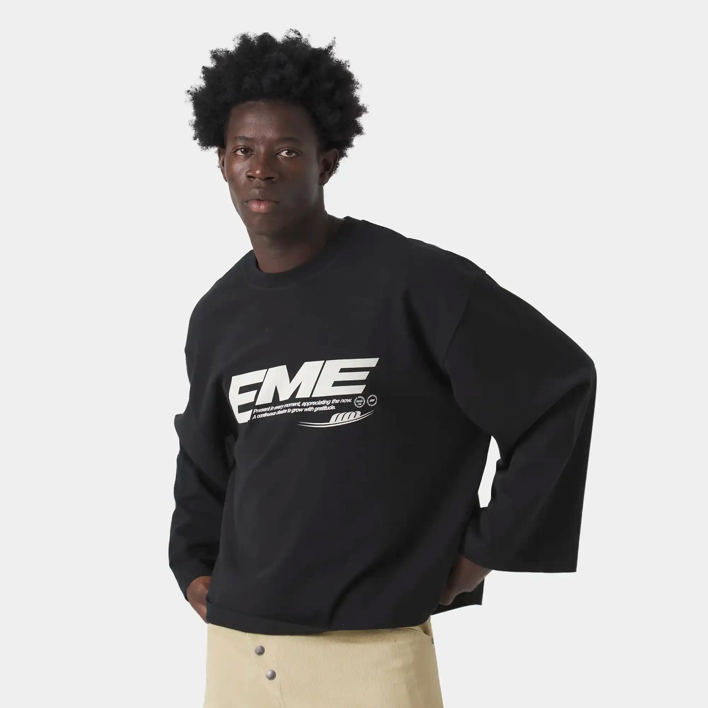 BOUND BLACK LONG SLEEVE EME STUDIOS