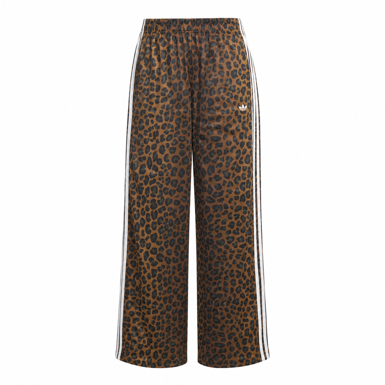 PANTALON WIDE LEG LEOPARD SATIN ADIDAS ORIGINALS