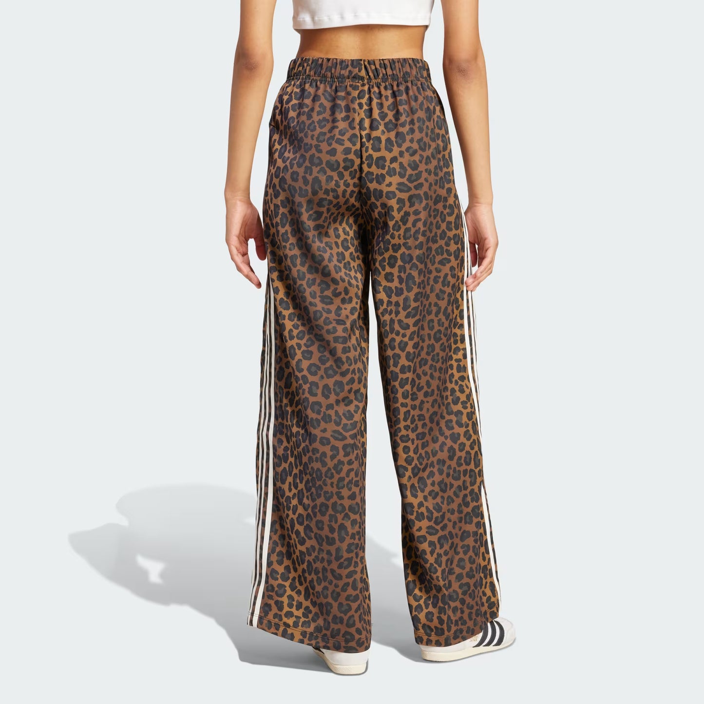 PANTALON WIDE LEG LEOPARD SATIN ADIDAS ORIGINALS
